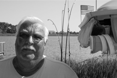 Joe Warner of N.32A has been an Anglers member for five years. He fishes almost daily at Wildflower Lake. (Photo by Chris LaPelusa/Sun Day)