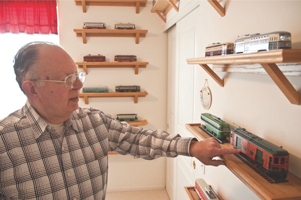 For 25 years, Sun City resident Fred Leznek has been building his collection of a popular American icon: the trolley. (Photo by Chris LaPelusa/Sun Day)