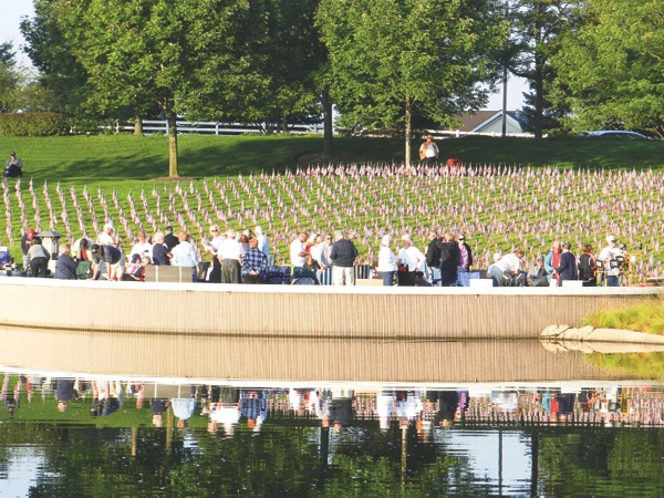 An estimated 1,000 people attended the ceremony.