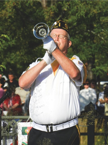 Taps played by the Huntley American Legion.