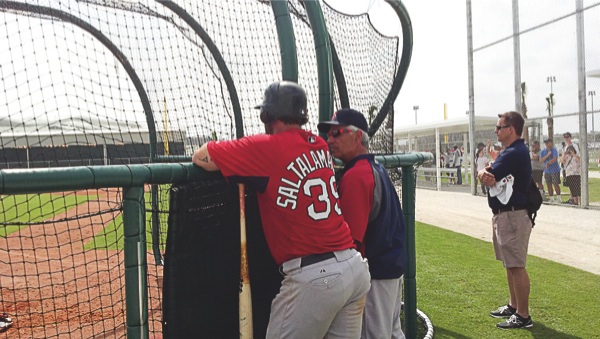 Salty and Bobby Valentine.