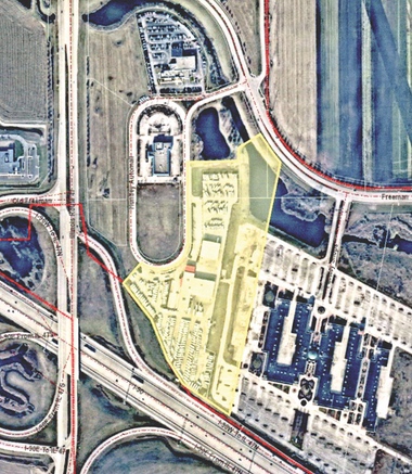 General RV’s area the eastward expansion into the Outlet Mall is highlighted in yellow above. (Photo provided)