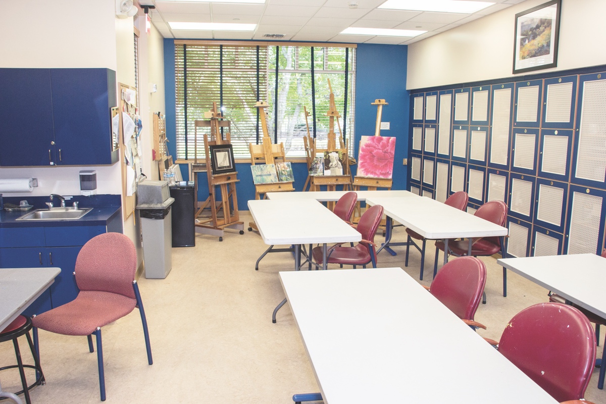 Due to lack of space, a remodeling job on the artroom is planned for later this year.