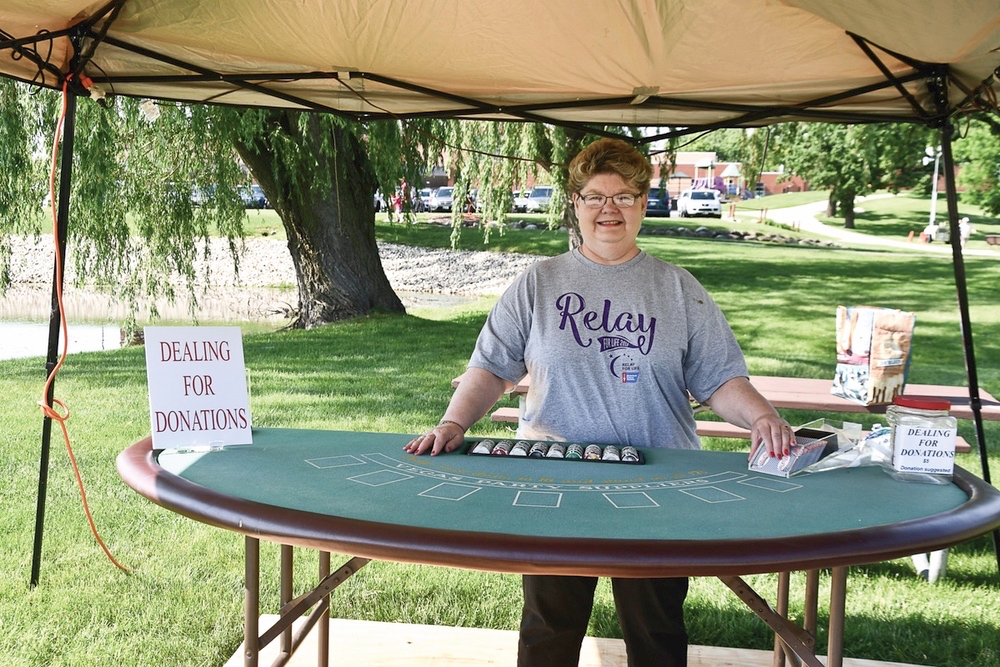 Sun City resident Anne Fortin was a professional Black Jack dealer for five years. Today she teaches black jack and uses her skill to help raise money for local charities. (Photo by Christine Such/Sun Day)