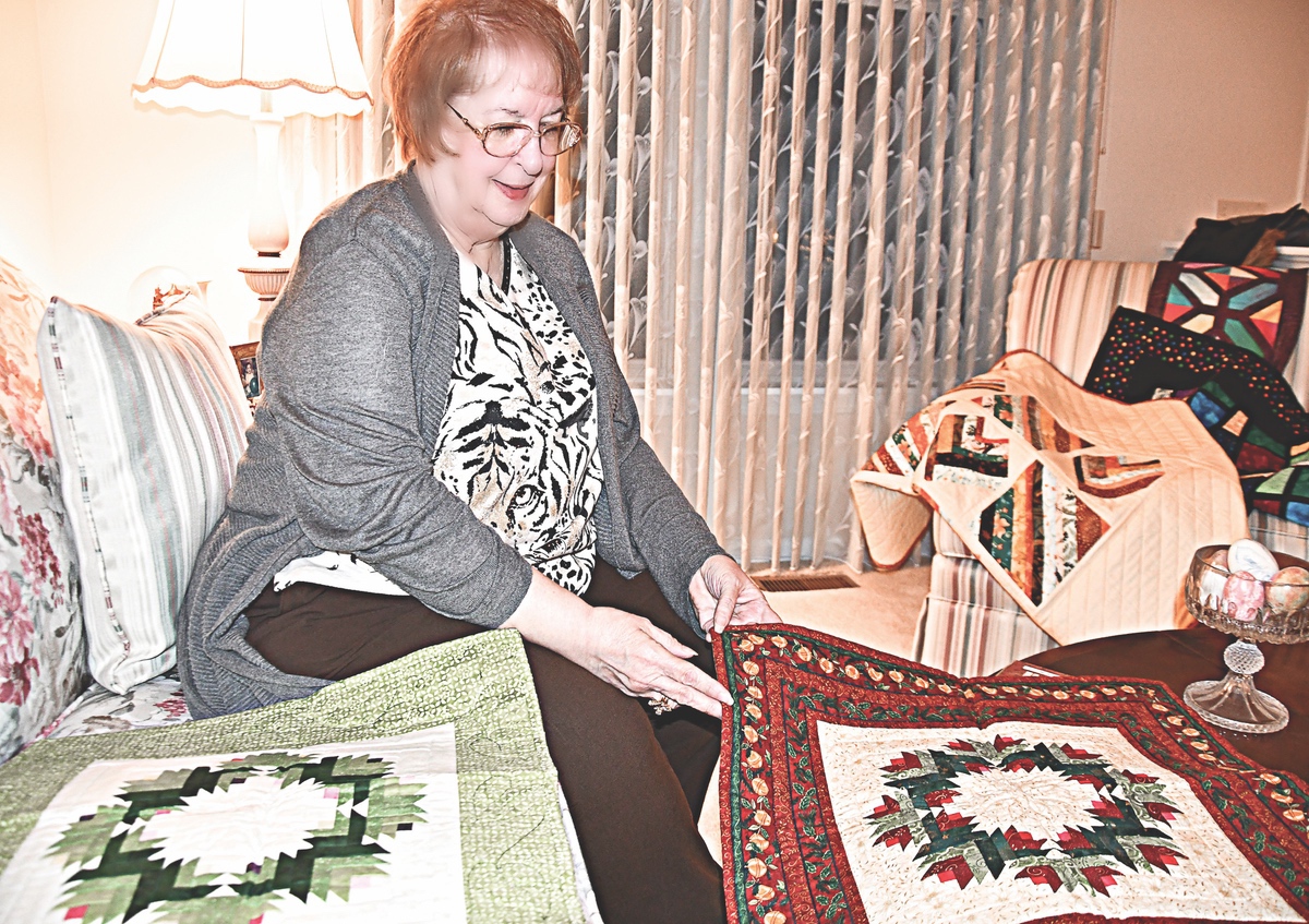 For Sew n Sews’ member Darlene Hagner, quilting isn’t just a pastime. She’s a quilting instructor for the club and participates in donating quilts to various organizations. (Photo by Christine Such/Sun Day)