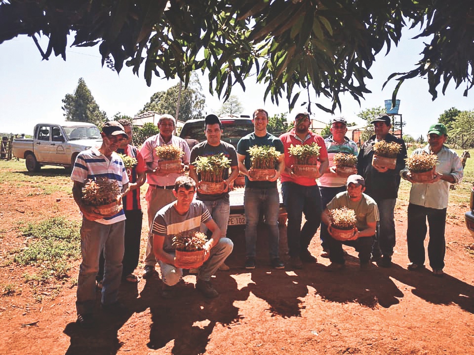 SC grandson and Peace Corps worker Brad Christin (center, standing) was called back to the US from his work in South America as COVID threats rose around the globe. (Photos provided)