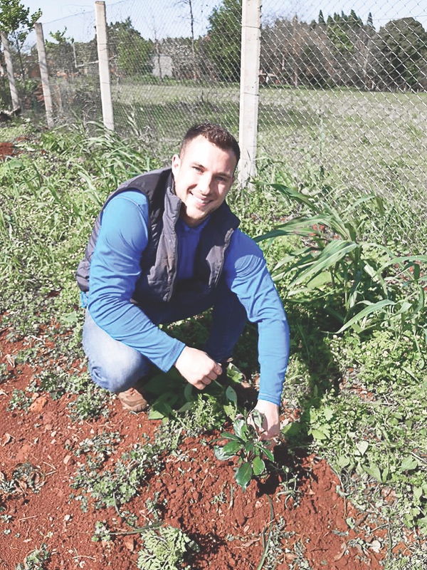 (Here and right) Christin is featured preforming various roles in his South American Peace Corps effort.