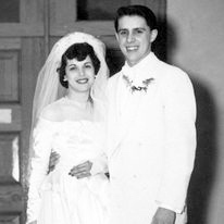 Richard and Sue Schimmel on their wedding day. (Photo provided)