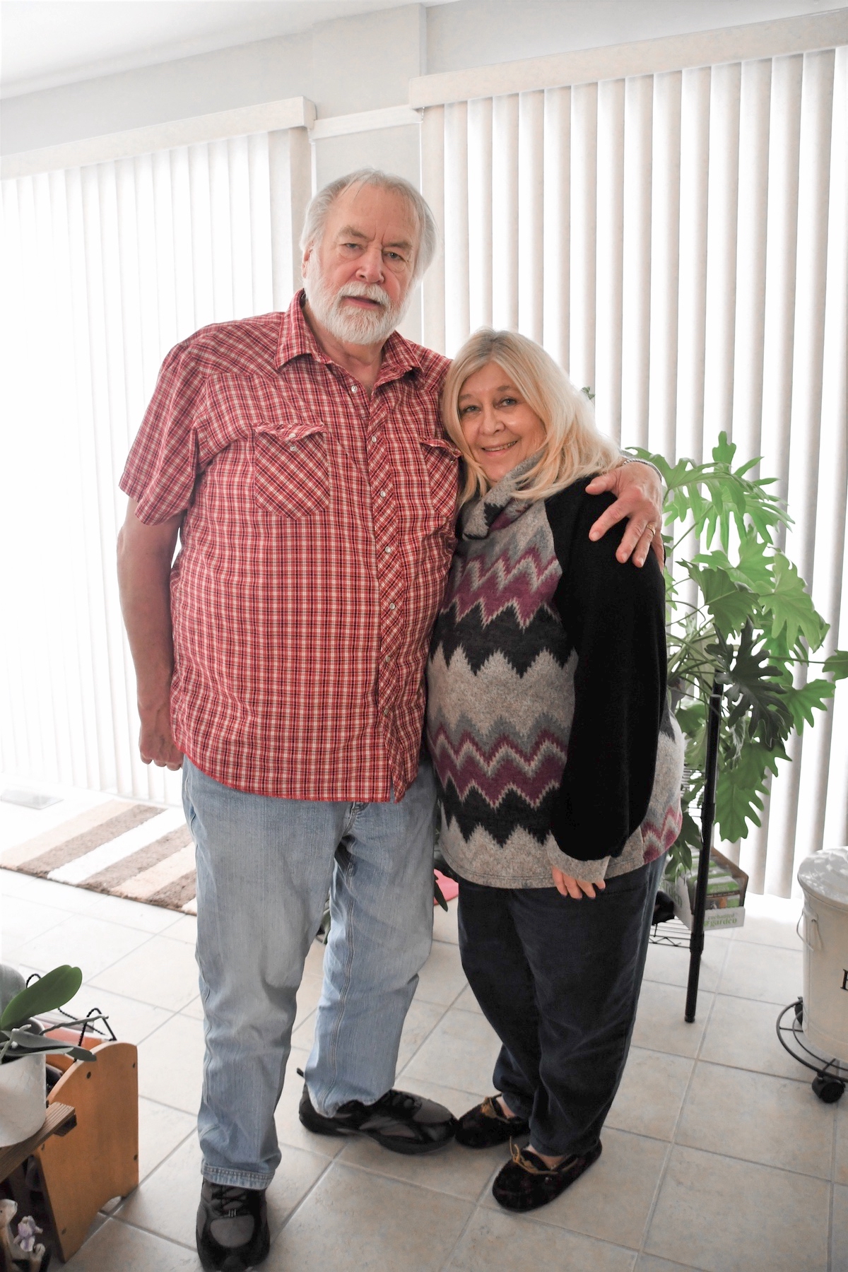 Sun City residents Bill Kamphausen and Sue Schroeder were high school sweethearts who broke up but returned to each other fifty years later. (Photo by Christine Such/My Sun Day News)