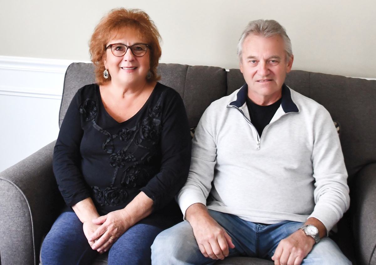 In 1978 Joseph and Mila Kacher immigrated to the US from the Ukraine with their family. Today they watch the invasion in sadness but have strong hope the Ukraine will prevail. (Photo by Christine Such/My Sun Day News)