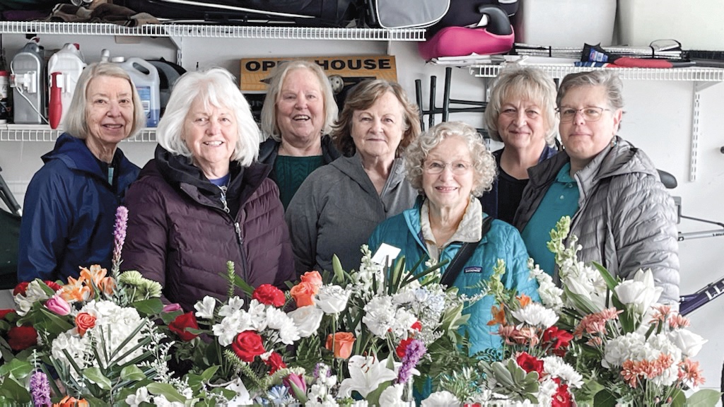 The Sun City Garden Club took on the task of repurposing funeral flowers, by giving them to those in the community who need some cheer. (Photo provided)