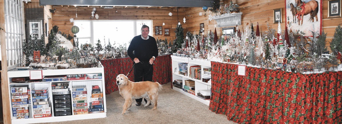 A year after moving to Sun City, the pandemic hit, but while sheltering in place, Ken Lydecker was still able to travel the country with his model villages that spanned coast to coast throughout his home. (Photos by Christine Such/My Sun Day News)