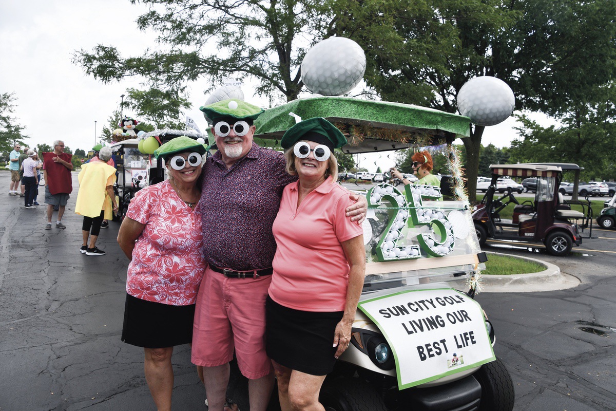 Sun CIty’s annual golf cart parade is more than just a colorful string of quirky fun. (Photos by Christine Such/My Sun Day News)