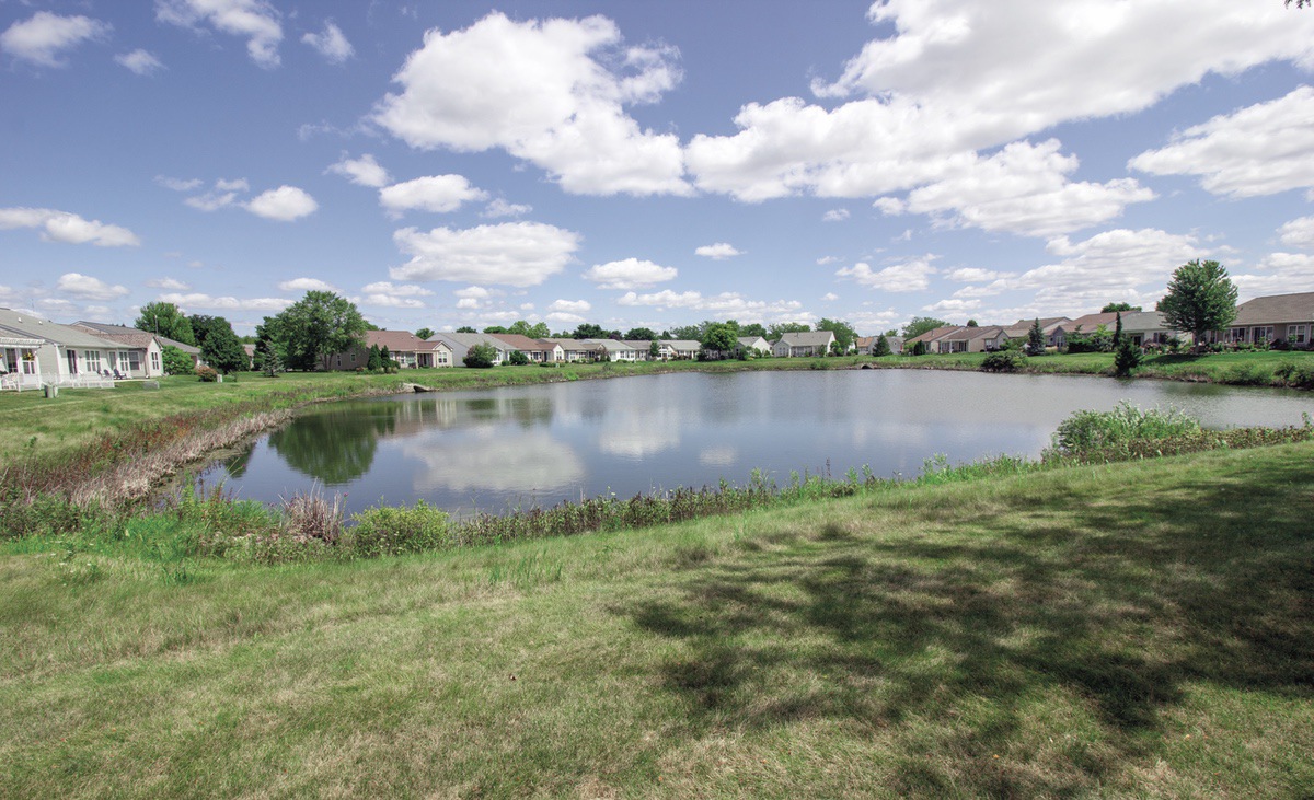 Fishing is not permitted at the Lilly Lane pond, yet residents have seen a growing number of people fishing along the shore. (Photo by Tony Pratt/My Sun Day News)