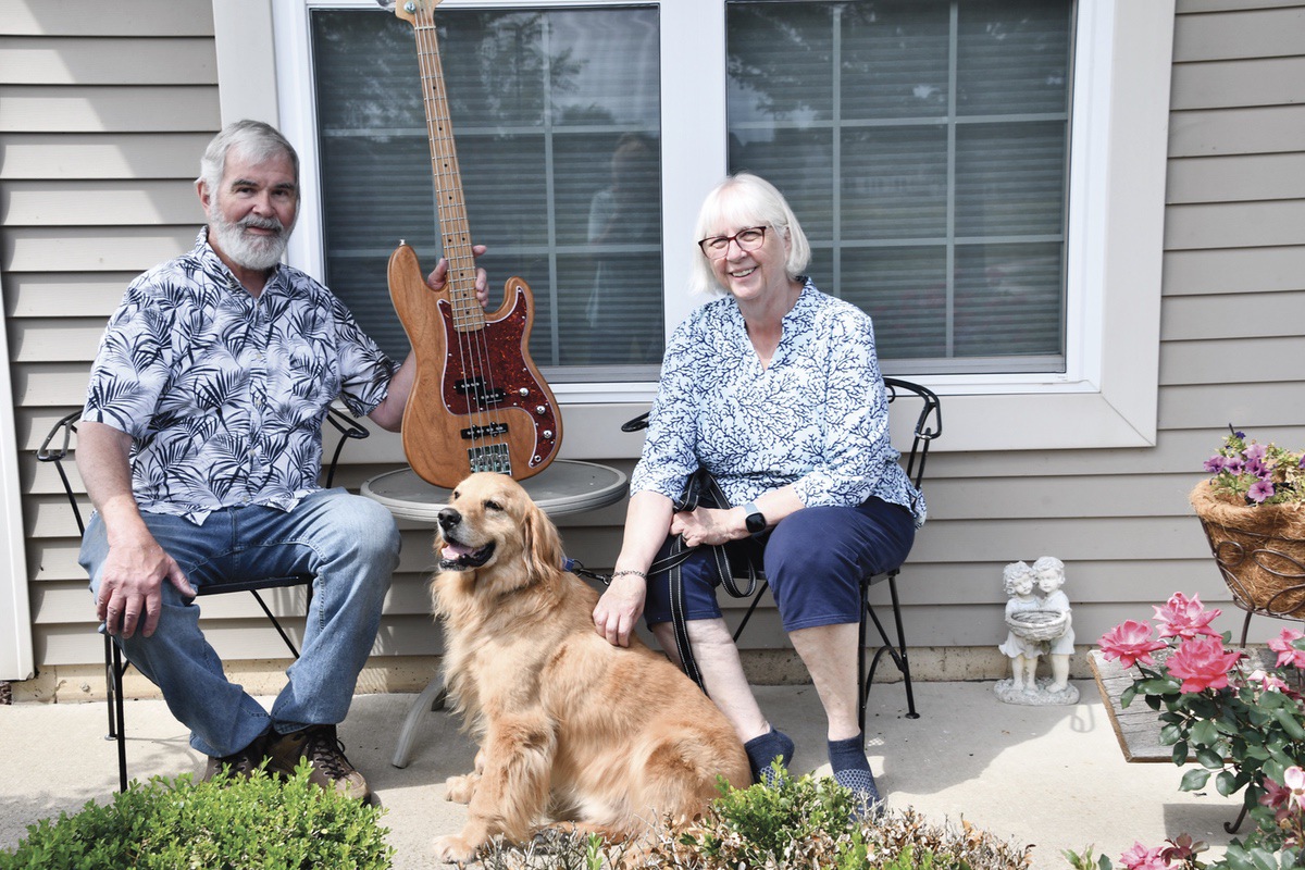 Sun City resident Tony Pratt volunteers with the Fox Valley Music Foundation, promoting local musical artists. (Photo by Christine Such/My Sun Day News)