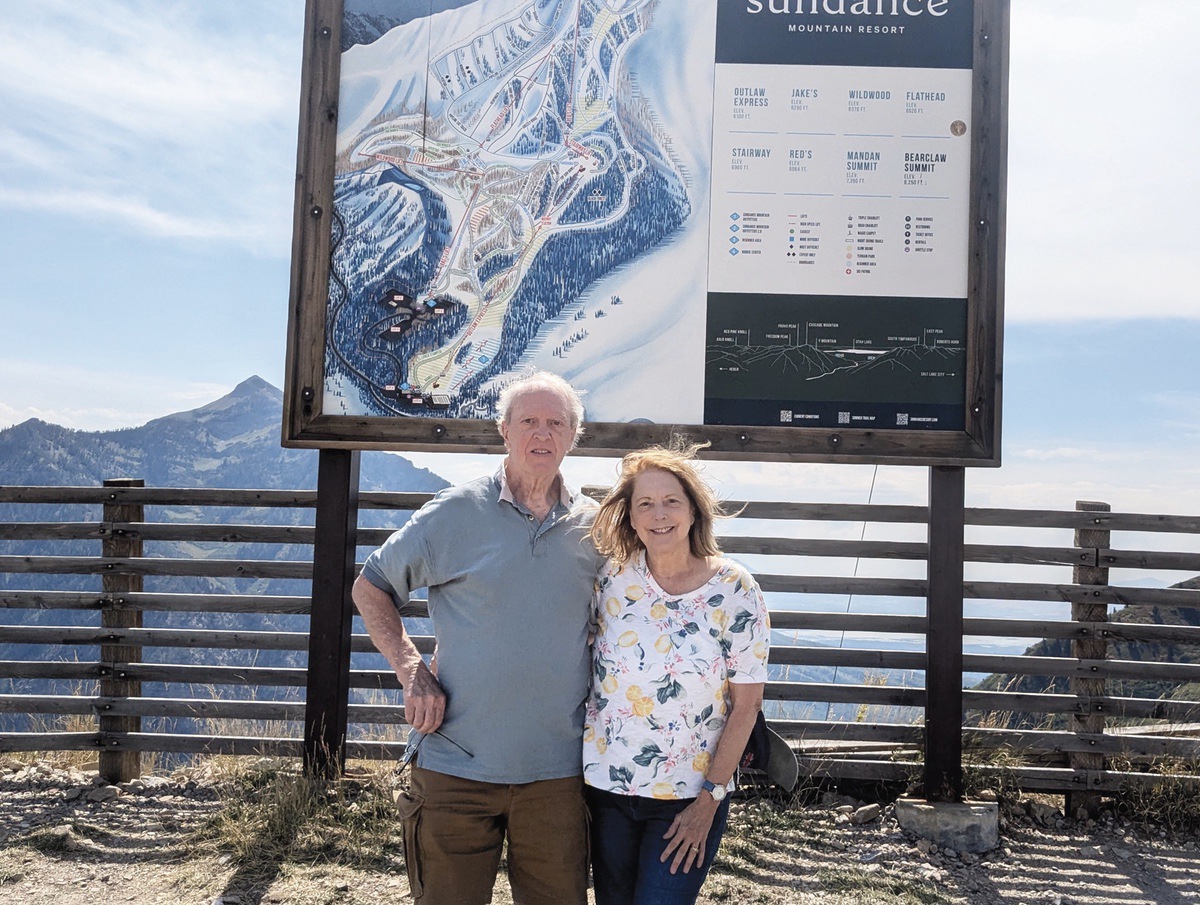 Mike and Eileen Giltner at Bear Claw Lookout in Sundance. (Photo provided)